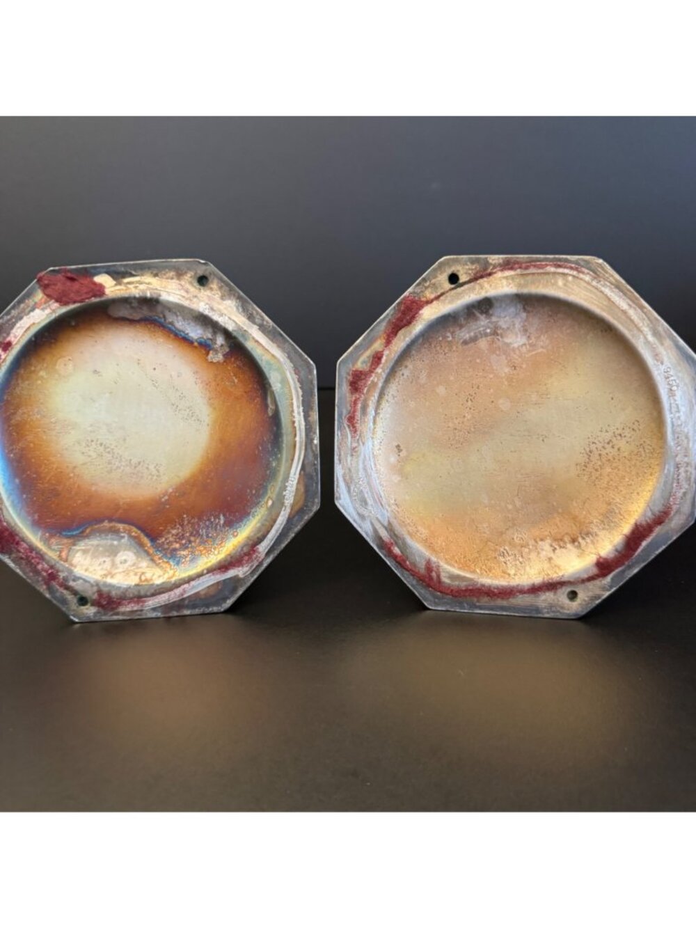 Pair Of Antique Barbour Silverplated Candle Holders Ornate Floral Engraving - Picture 10 of 16